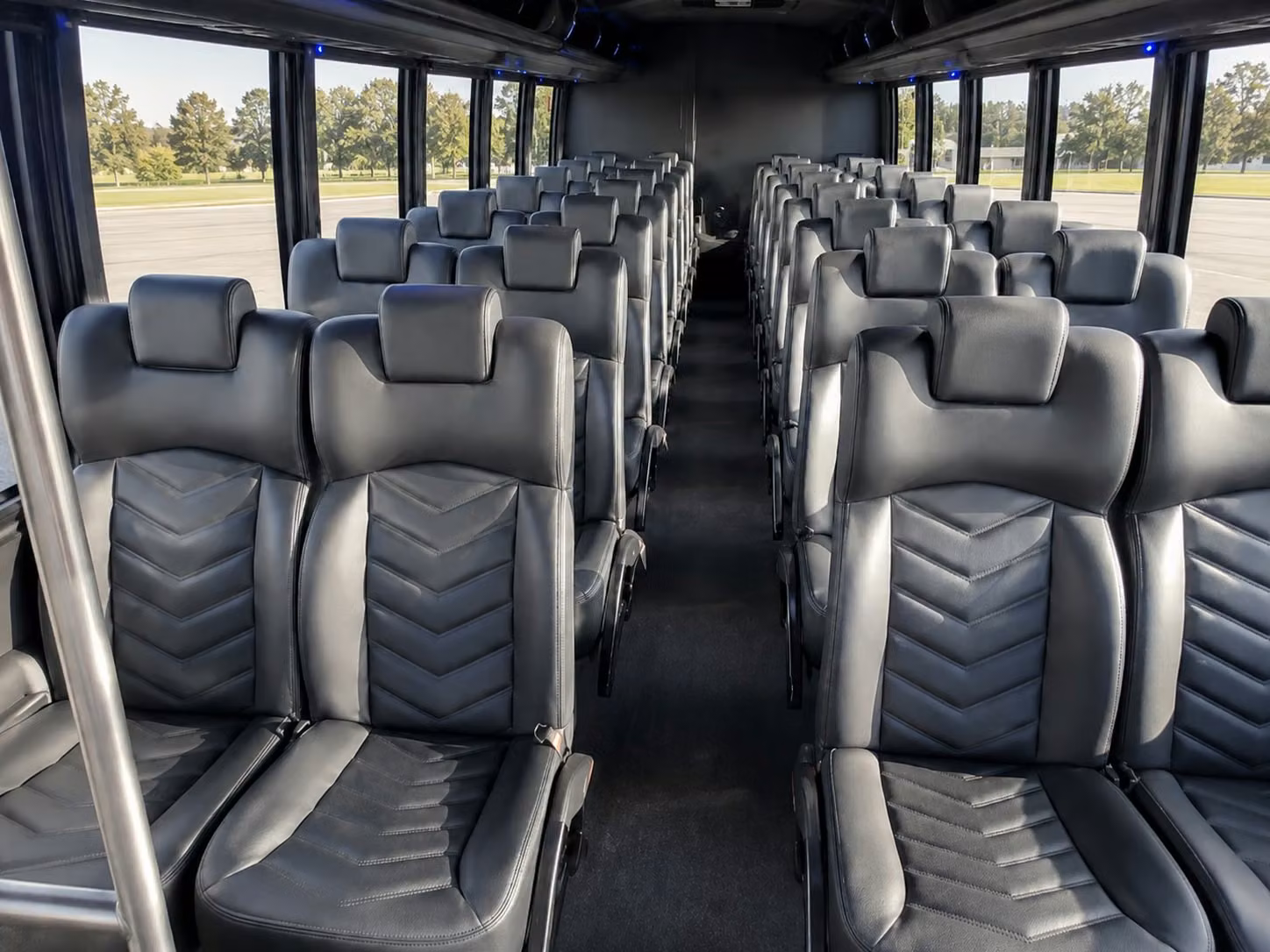 18 passenger minibus inside