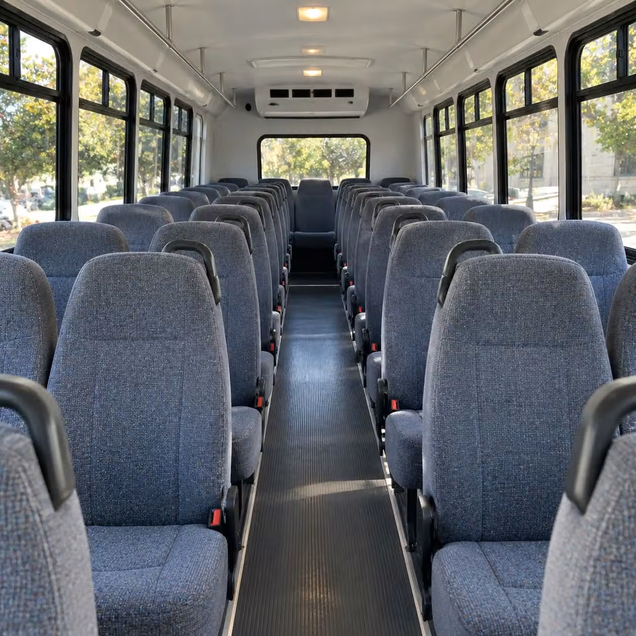 25 passenger minibus inside