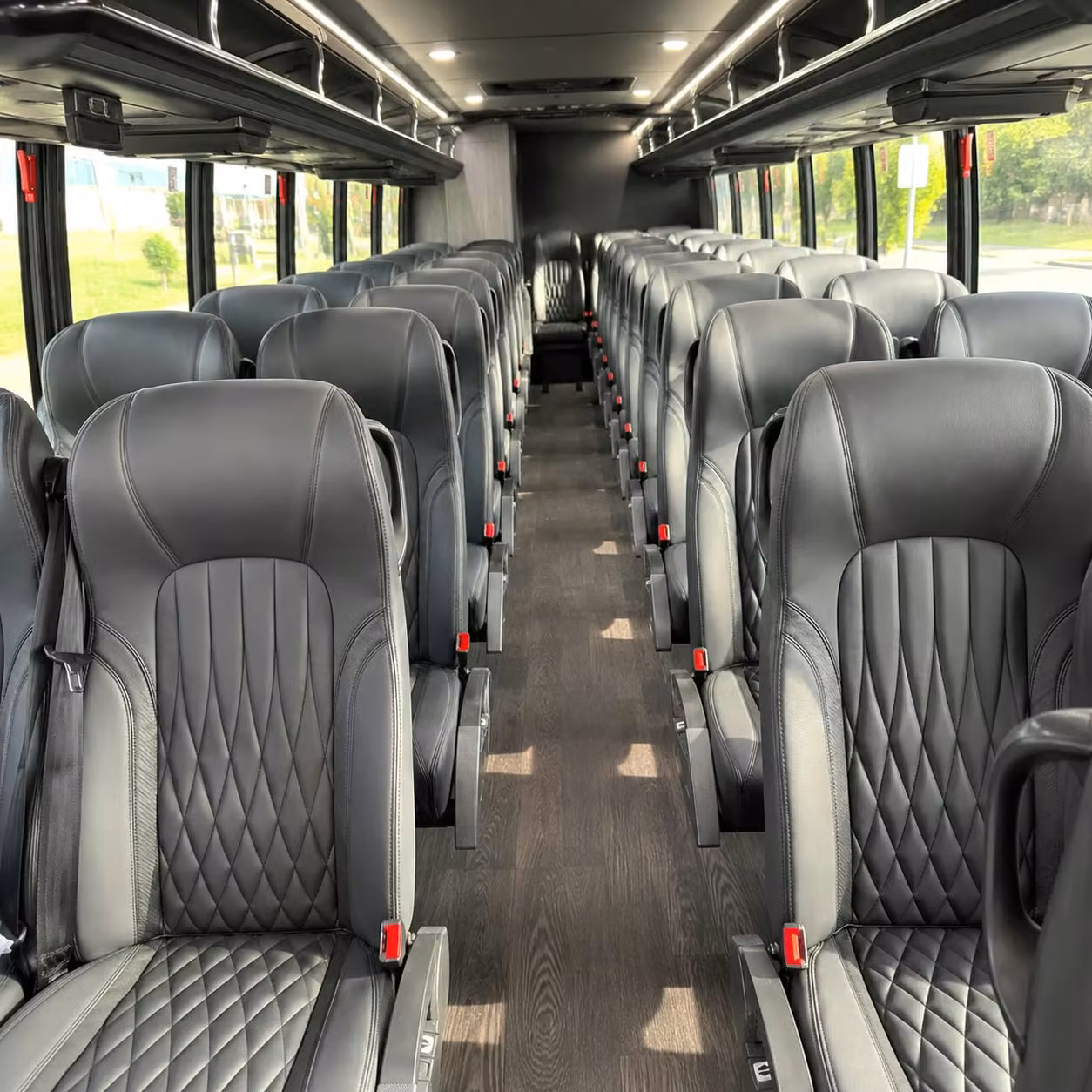 35 passenger minibus inside