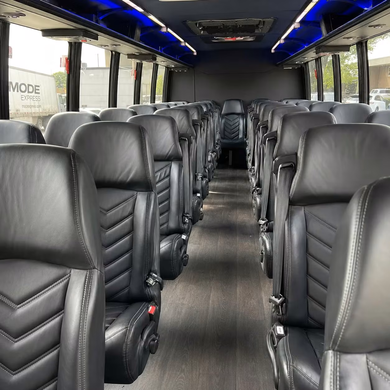 35 passenger minibus interior