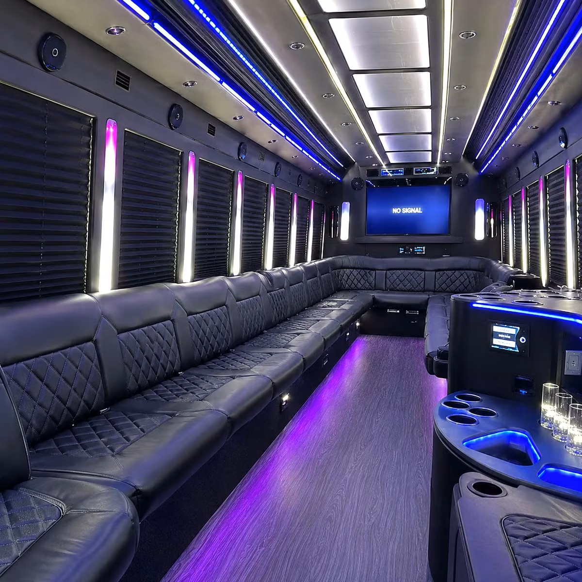 party bus interior