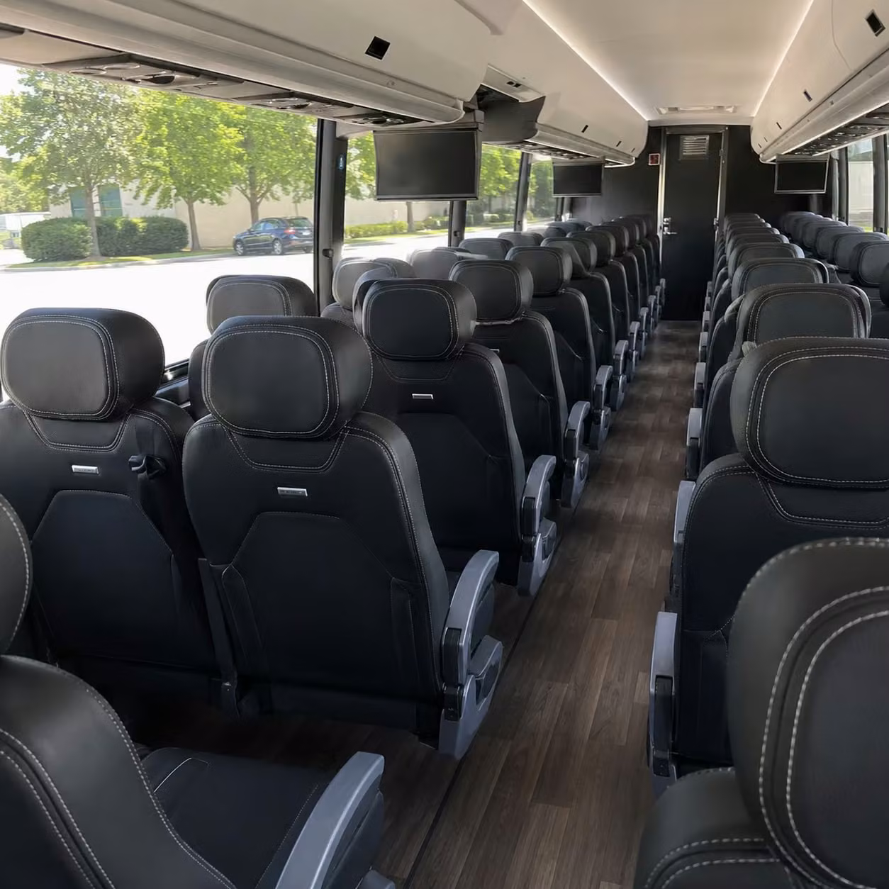 peoria charter bus interior