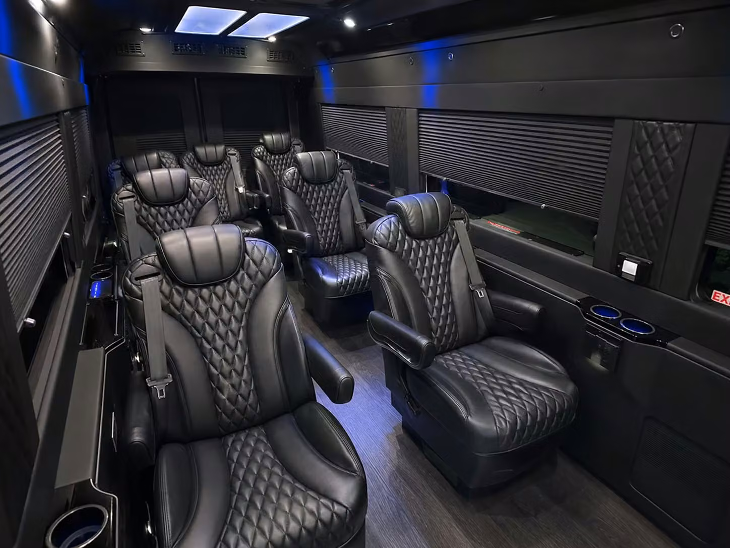 sprinter van with driver inside